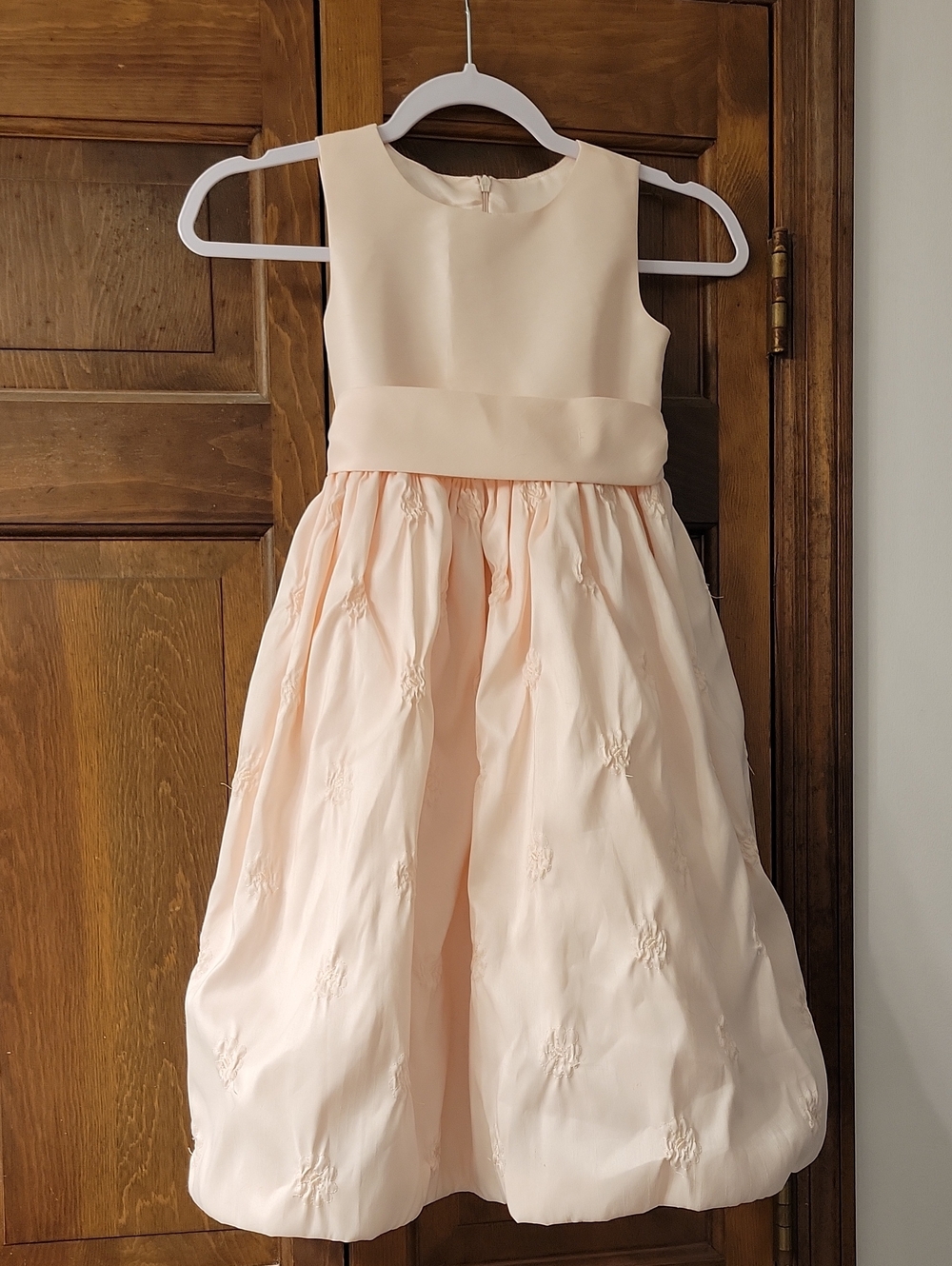 Cinderella Cream Blush Satin Bodice Party Dress